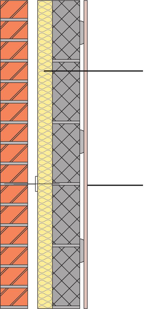 3 CONSTRUCTION TYPE: cavity walls s has a thermal conductivity of 0.034 W/mK. Approved Document L (2013 edition England and 2014 Wales) requirements for walls: New build dwellings: England 0.25-0.