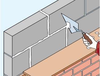 5 CONSTRUCTION TYPE: cavity walls Figure 3. Wall tie and retaining clip pattern Figure 5.