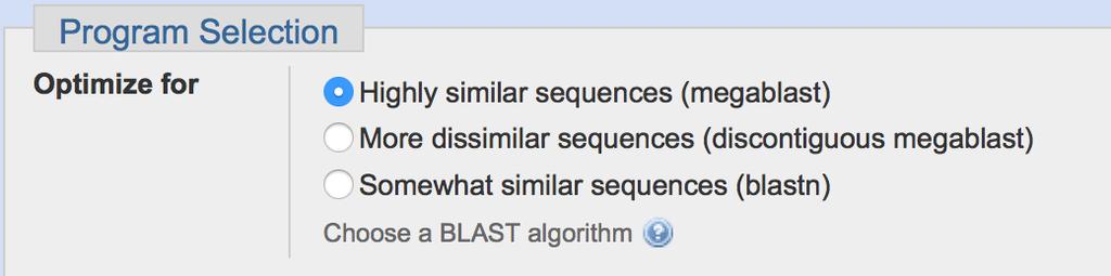 DNA Informatics EDVO-Kit #340 Guide to Using BLASTN, continued 8.