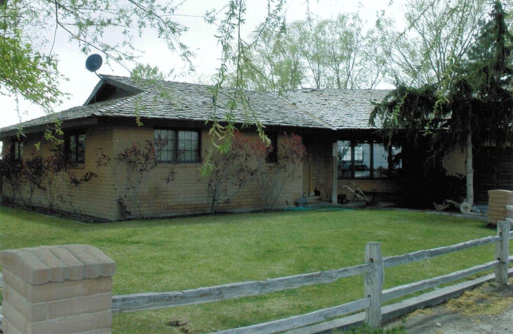Improvements The ranch has a very well maintained ranch style home, an older second home and two