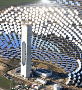 In 2009, Abengoa launched its new PS20 solar plant, second commercial tower worldwide, located at the Headquarter in Spain.