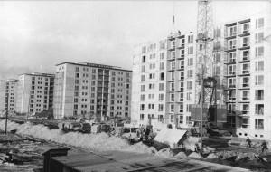Authority BHWK German Construction of modern flats during the GDR time in the 1960ties.