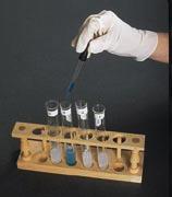 Use the electronic or triple-beam balance to measure one 3 g sample of dry yeast. 9. Add this to test tube #4. Wait 15 min. 10. Use the balance to measure one 3 g sample of dry yeast. 11.