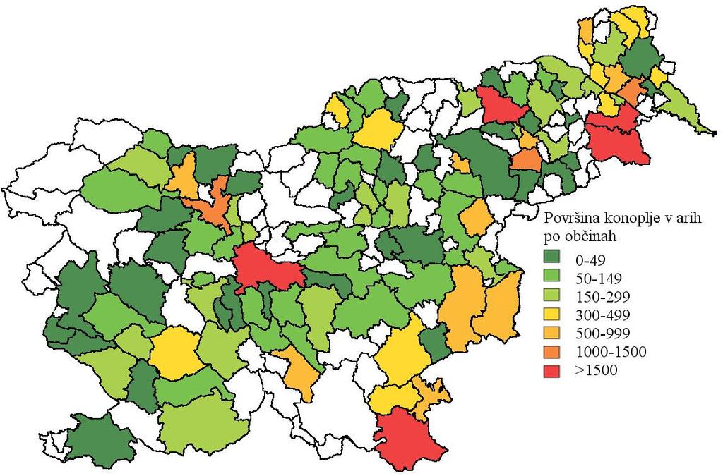134 Hmeljarski bilten / Hop Bulletin 24(2017) Slika 3: Prikaz razpršenosti posevkov konoplje v Sloveniji po občinah v letu 2017 (podatki MKGP) 4 KONCEPT KOMBAJNOV ZA SPRAVILO KONOPLJE 4.