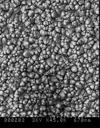 Figure 4.4 SEM image of thermally evaporated CdS at high magnification 4.2 Characterization of CdS by XRD Figure 4.