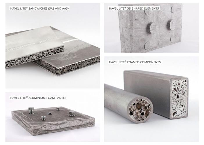 3 kg Aluminium foam 25mm: 2. kg 1.4E-2 foam panel, 5 mm aluminium sheet and 3 mm aluminium sheet.