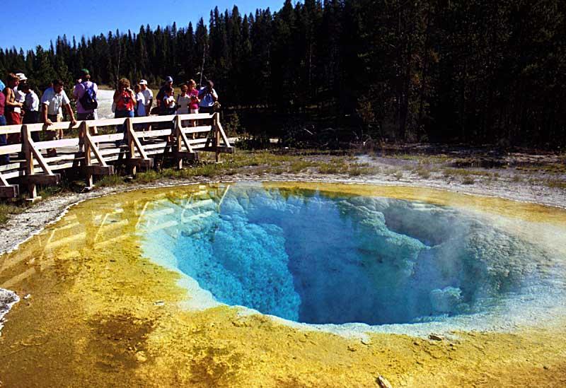 Hot Springs at Yellowstone N.P. http://www.guideoftravels.