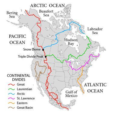 Divides of North America http://en.