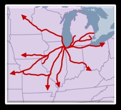 Amtrak Routes Midwest Northeast Southeast