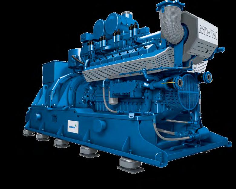 Less overall cost With its optimized engine components, the TCG 2016 requires up to 50 % less lubricating oil than other similar gensets. In terms of efficiency that means long-term savings.