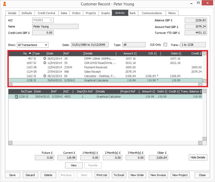 2.4. Activities Import The Batch Invoice feature in Sage allows a user to quickly enter sales details line by line.