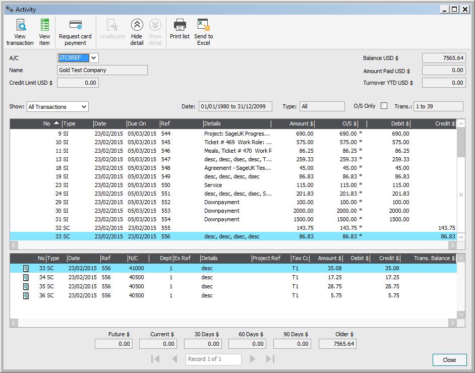 With Split Invoicing Disabled To verify invoices not using Split Invoicing, navigate to Customers >