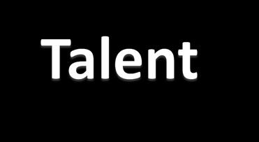 Talent is a naturally recurring pattern of thought, feeling or behavior that can be productively applied Examples of talent include Effortlessly and instinctively