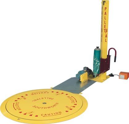 allows PalletPal Disc Turntables to accept a hand pallet truck By rotating the load, the operator always works from the nearside without walking around the pallet The risk of