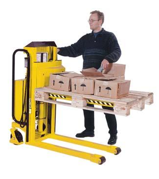 MOBILE LEVELER Perform multiple functions with one versatile machine Used by itself as a mobile pallet positioner or as the perfect companion to your PalletPal, the