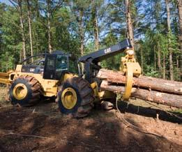 Always consider the effect of terrain and ground conditions on the machine s capacity. Position all logs in the bunch so they will clear the butt plate when raised.