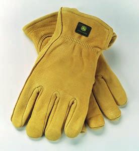 Double knuckle protection on back of hand. Double-stitched for extended life. Terry cloth brow wipe on back of thumb.