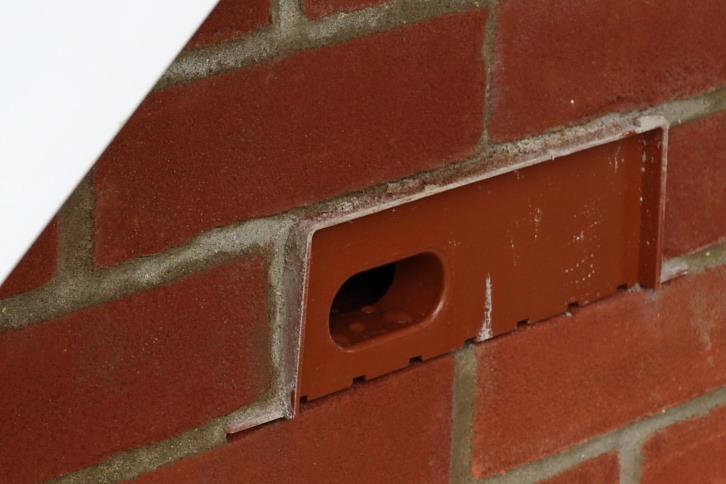 Manthorpe Engineering Minimal visual intrusion in the wall (1 brick) Light weight