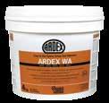 ARDEX EPOXY GROUTS & SILICONES ARDEX EG15 ARDEX EG15 is a high performance epoxy grout designed for situations that require strict standards of hygiene as well as high chemical and physical