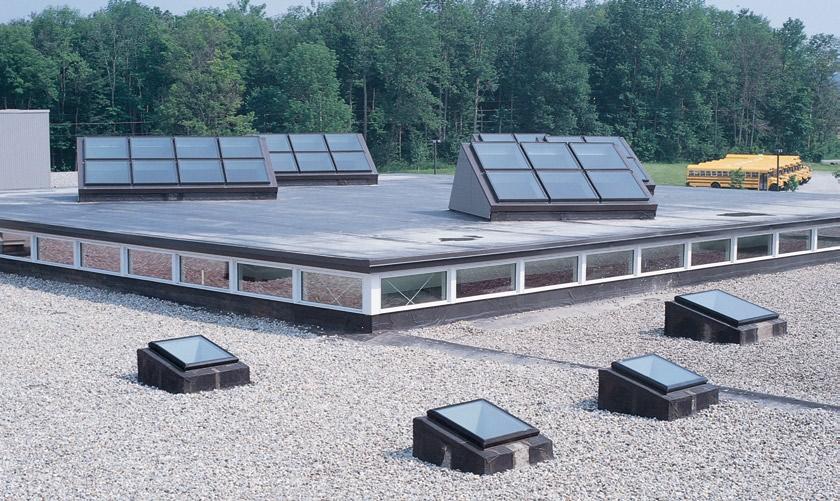 VELUX commercial curb system The VELUX commercial curb system provides a practical and affordable solution for roof monitor applications.
