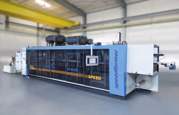 Automatic Pressure Forming Machines SPEEDFORMER KMD SPEEDFORMER KMD 78 B with Preheating Station KVH 83 Get the latest high-performance system for your production plant.