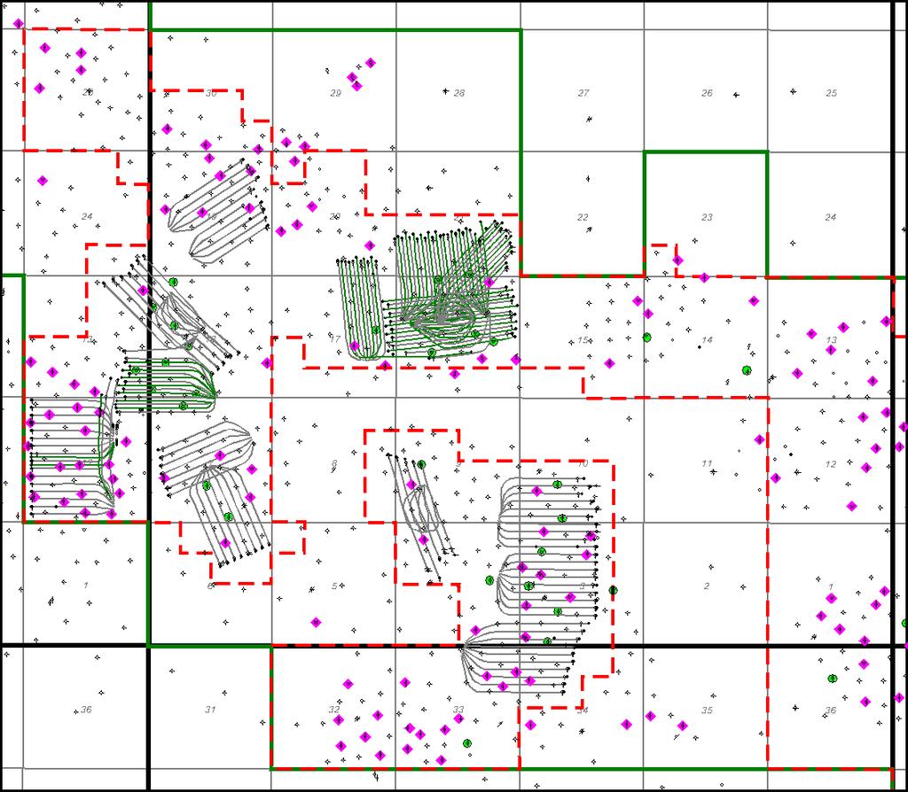 CLRP ADA OB and Cased Wells MEG OSL Approved Development Area