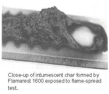 Substrate Flame Spread of Substrate Flame Spread of Flamarest 1600 Cement