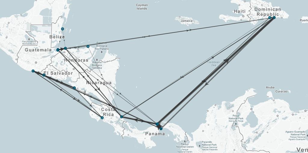 5. Network connectivity Sea transportation infrastructure, particularly ports, is necessary for an intermodal network but is does not assure that a network will actually evolve.