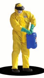 KLEENGUARD* Protective Clothing A71 Chemical Permeation and Liquid Jet Protection Clothing Suitable for handling of aqueous chemicals, low pressure industrial cleaning and maintenance.