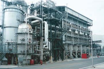 BULK PRODUCTS AND PRODUCTION LINES IN THE PETROCHEMICAL INDUSTRY hydrogenated by hydrogen over the hydrogenation catalyst used in the desulphurization section.