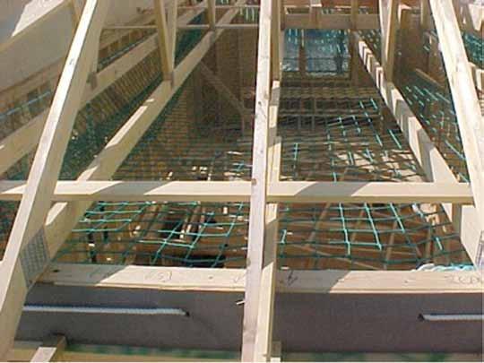 A crane or other mechanical handling device should always be used for lifting trusses unless this is not reasonably practicable.