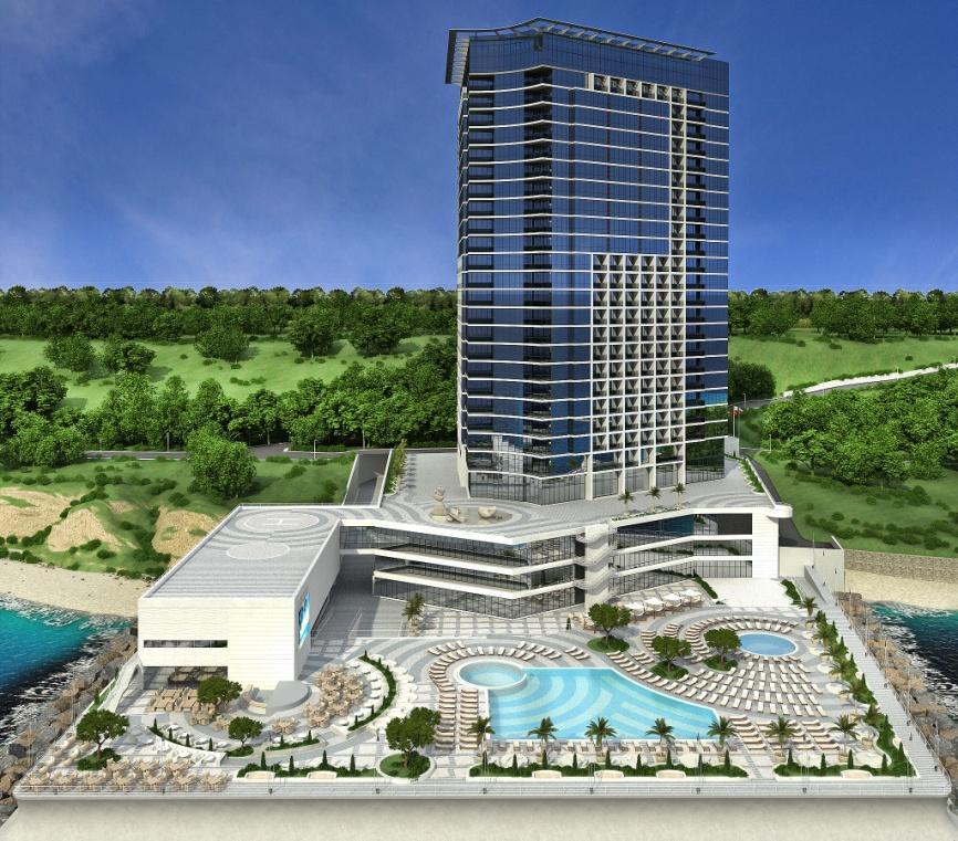 Project SwissOtel Odessa Total built surface: 64 663 sq.