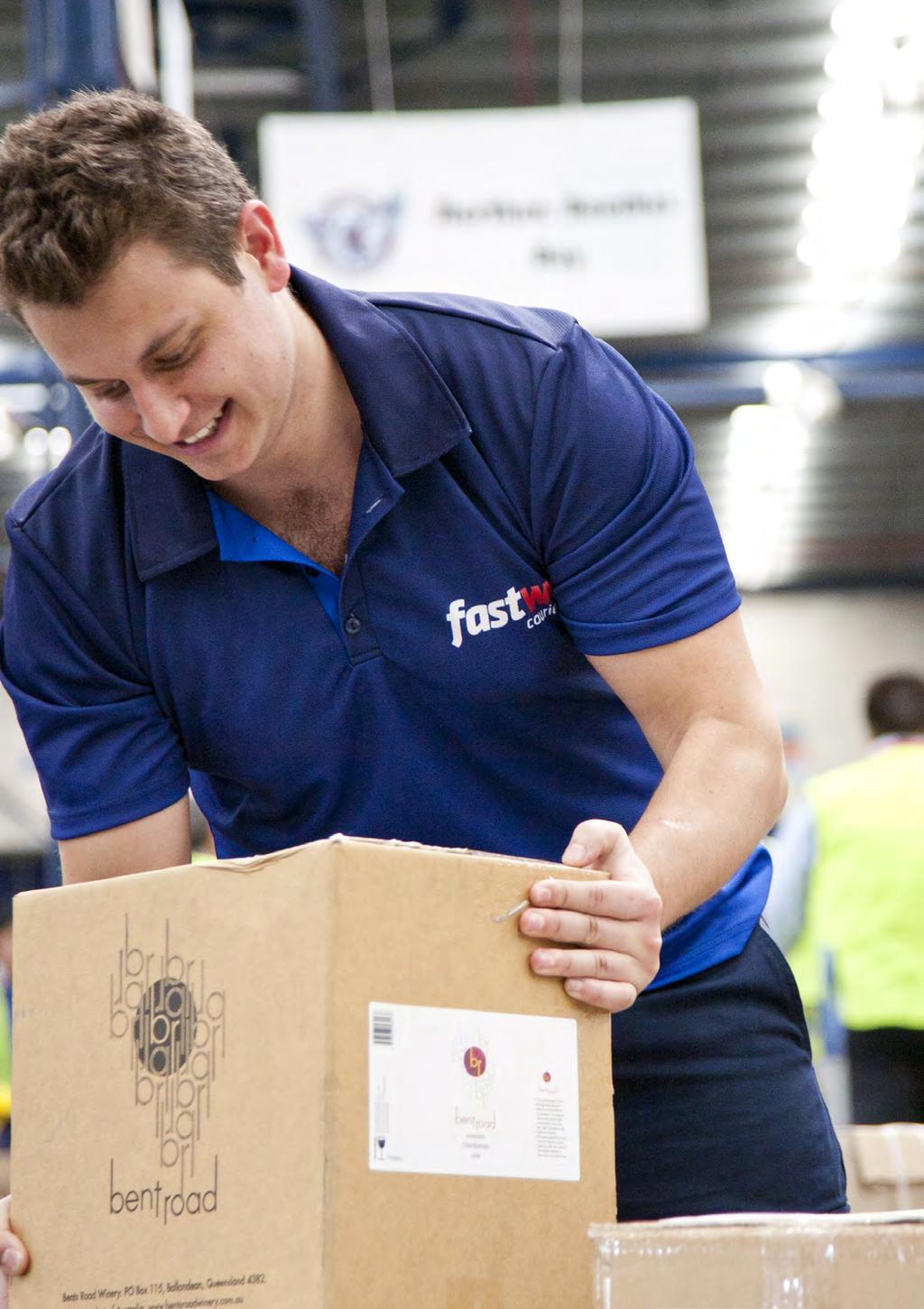 A Typical Day Courier Franchisees come into the depot in the morning to pickup all the parcels that are to be delivered in their exclusive territory.