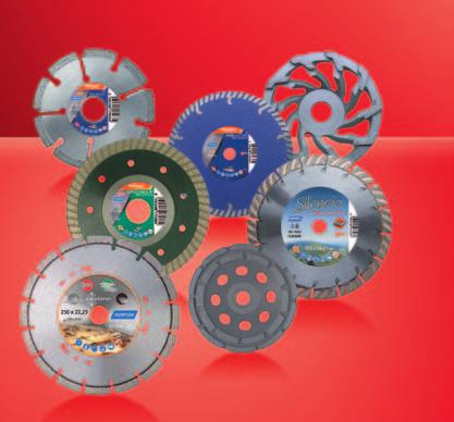 418 ANGLE GRINDERS MULTI-PURPOSE INNOVATION Norton Diamond Blades offer the user a cost-effective range of safe, easy to use products designed for use on all common types of