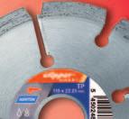 efficient cooling during cutting Heavy duty diamond blade Has extreme long life & an excellent cutting speed TP Professionnal TP Recommended for removal of shuttering marks Longer life Long life,