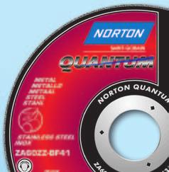 42 INTRODUCTION The Norton range of cutting-off and grinding wheels for portable and fixed machines provide superior performance in the most stringent working environment.