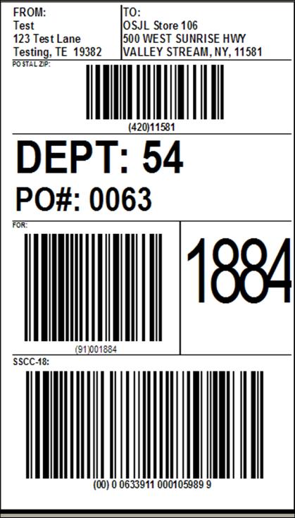 GS1-128 LABELS In today s business environment, GS1-128 (formerly known as UCC- 128) labels have become a necessary part of the criteria for large format retailers in automating the supply chain with