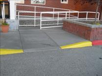 detectable warning technical criteria 37 Painting at Curb Ramps Surfaces are