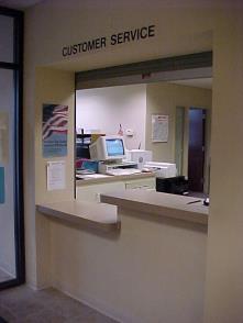 counter in building office 104