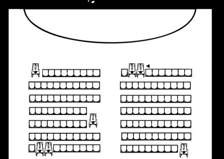 4] Replace control Seating: Assembly Areas theaters, auditoriums, stadiums, theater style classrooms, etc. 2.