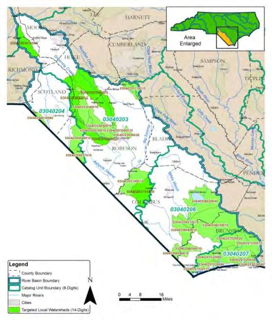 Targeted Local Watersheds