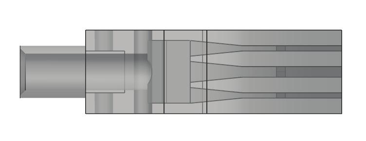 The model of laminated design with inner flow chamber and slots; The side view of the laminated electrode; (c) Overview of the second layer of laminated electrode The reason why the laminating method