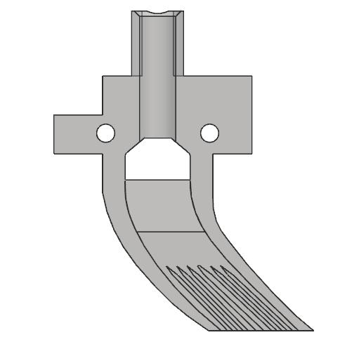 As shown in figure 5, although the inlet flow hole can be machined directly, the inner chamber has larger size in depth, normal tool for milling cannot reach the corner.