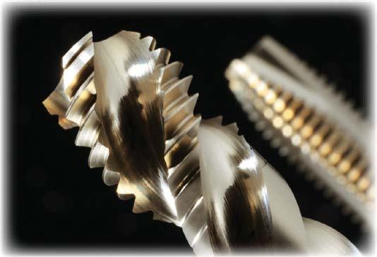 SGSP Spiral Taps High Performance Tap for a Variety of Materials Features Properties Properties of NACHI Premium P-HSS High toughness can be obtained even at high hardness levels Performance Long