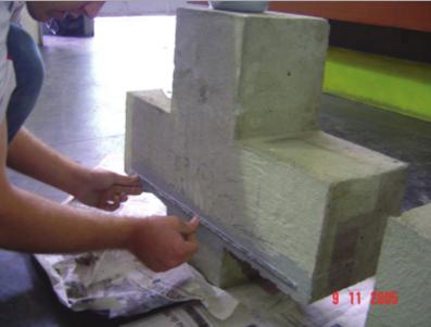 4 mm thickness) and it is known as the technique of near-surface mounting (NSM) fiber-reinforced polymer (FRP) bars/strips. b) strengthening of corbels Figure 4.