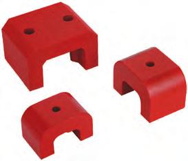K0560 Strong magnets B A B1 Magnet core AlNiCo, painted red. K0560.01 KIPP Strong magnets Order No.