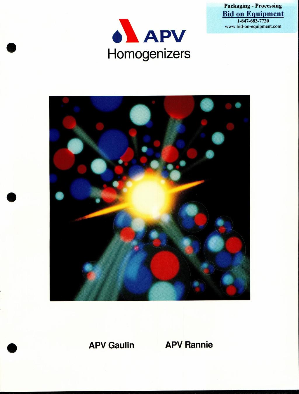 A APV Homogenizers