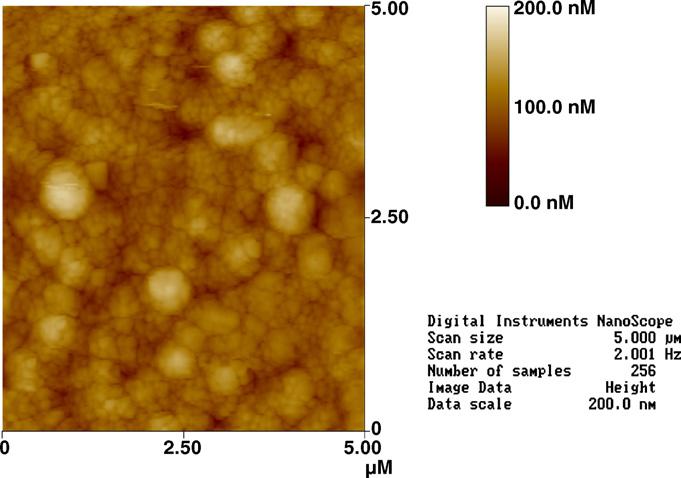 4364 J. Yi et al. / Applied Surface Science 253 (2007) 4361 4366 Fig. 5. Top-view AFM image of SiC/SiO 2 composite thin film prepared by EB- PVD at 1000 8C. 3.4. Surface morphology The surface morphology of the film was examined by SEM image (Fig.