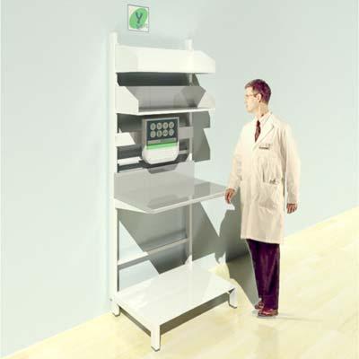 FY_009T Full Height Pharmacy Shelving Product Code: FPD-08716 2100mm H x 790mm W x 607mm D 2