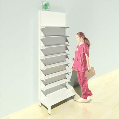 FY_017T Full Height Pharmacy Shelving Product Code: FPD-08724 2100mm H x 790mm W x 607mm